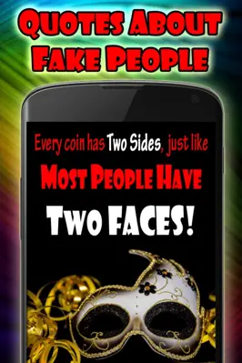 Quotes about fake People android App screenshot 1